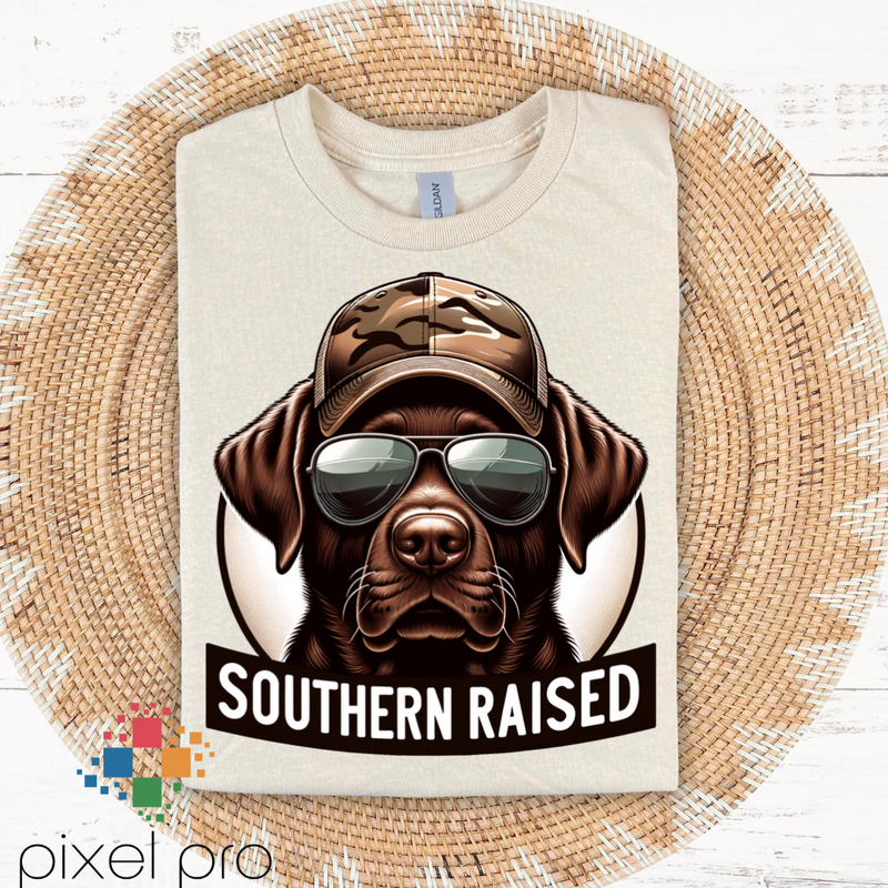 Southern Raised with Chocolate Lab