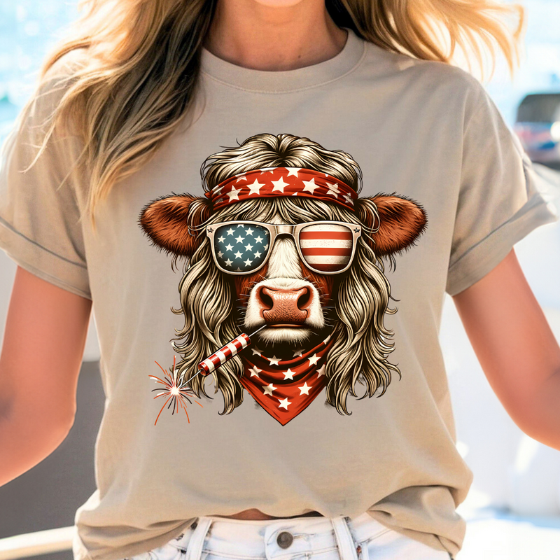 Rustic Western Highland Cow