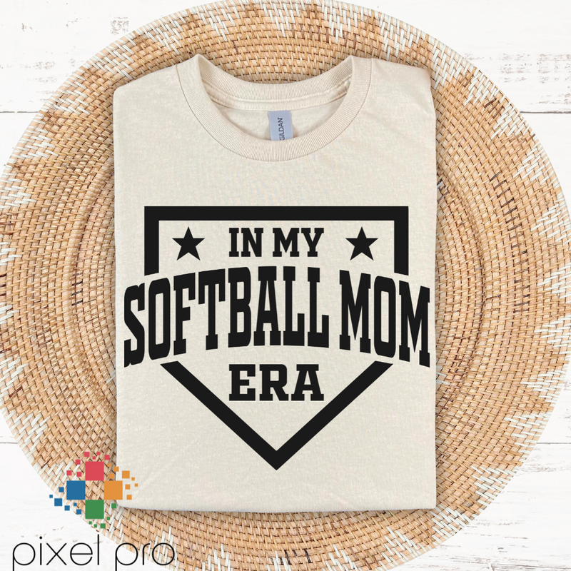 In My Softball Mom Era- Black