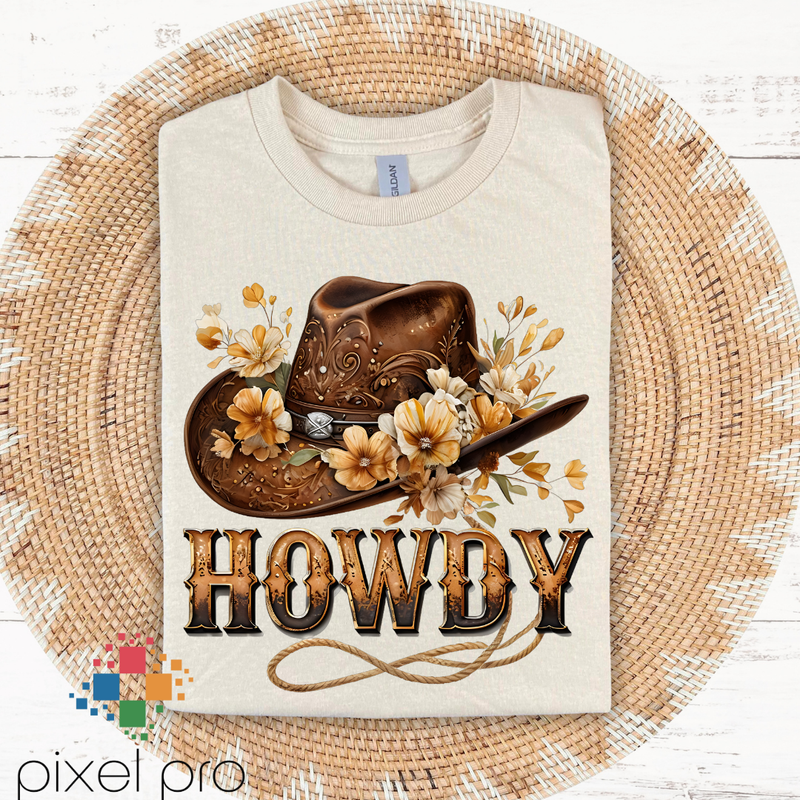 Howdy With Cowboy Hat