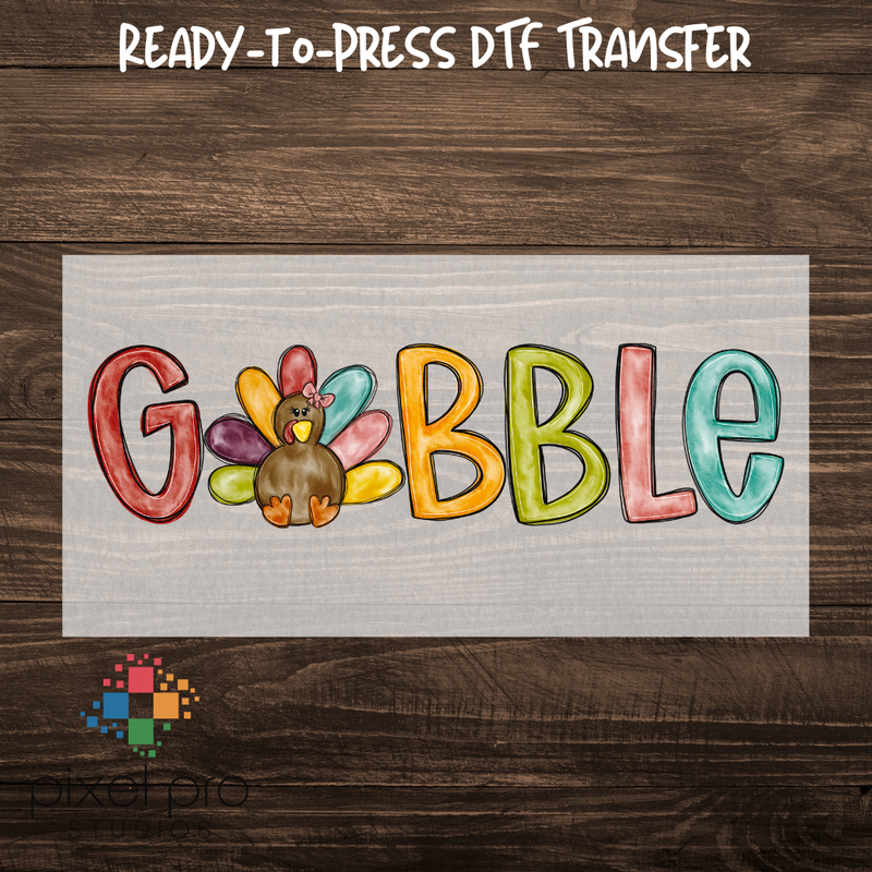 Colorful Gobble with Turkey