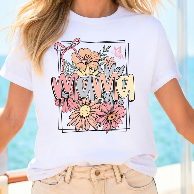 Mama with Flowers