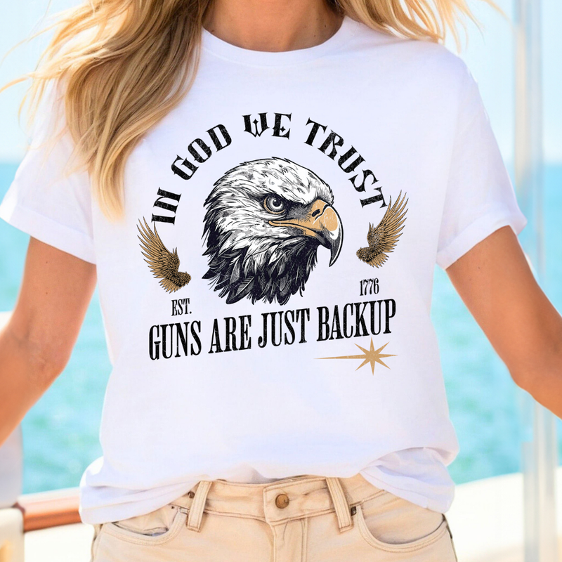 In God We Trust with Eagle