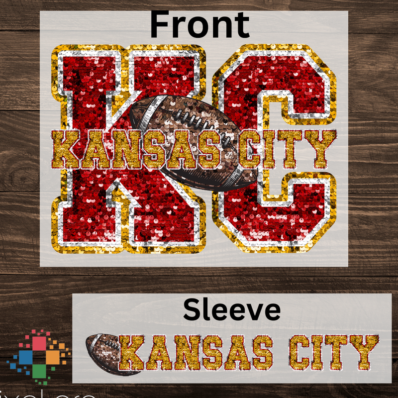 Sparkle Kansas City with Sleeve Print