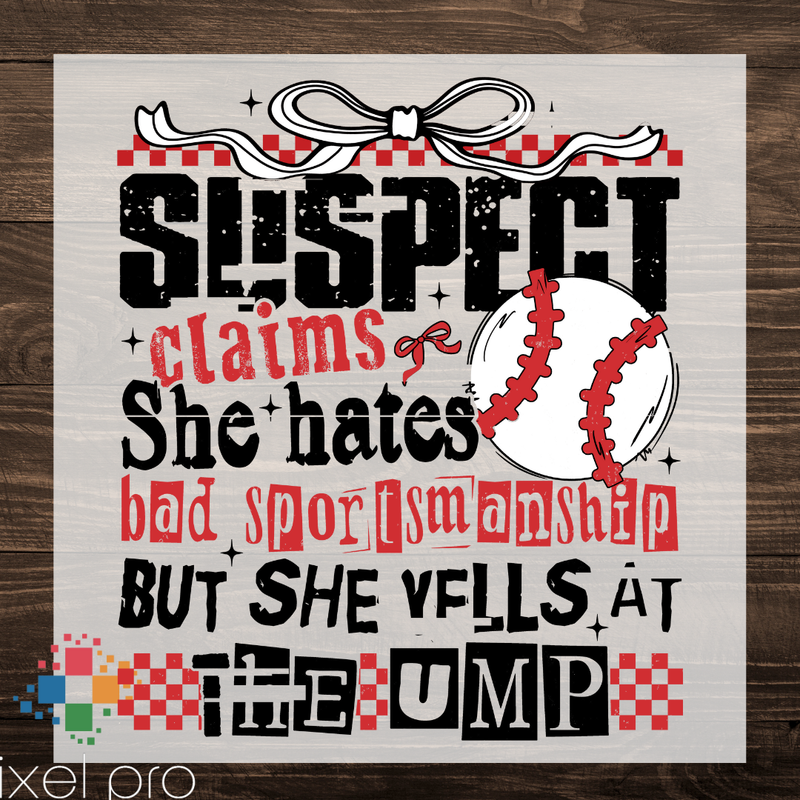 Suspect Yells At Ump