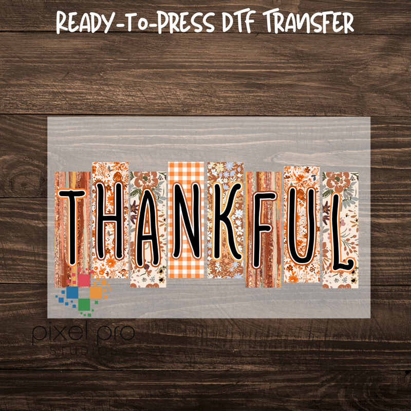 Floral Fall Thankful