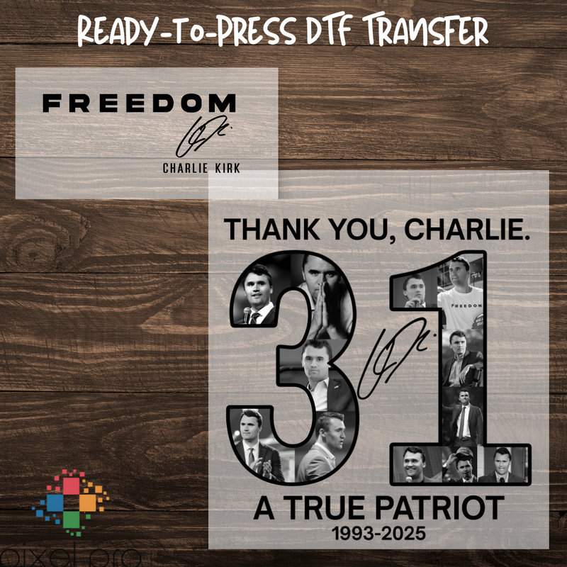 Charlie Kirk A True Patriot with Pocket