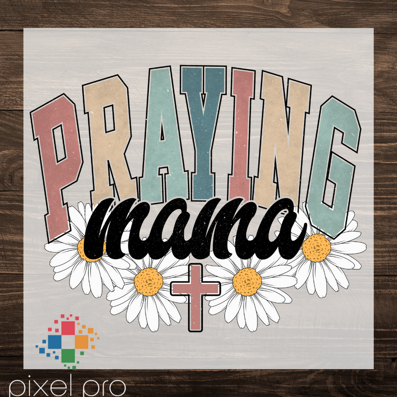 Praying Mama with Daisies