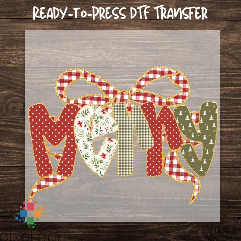 Preppy Merry with Gingham Bow