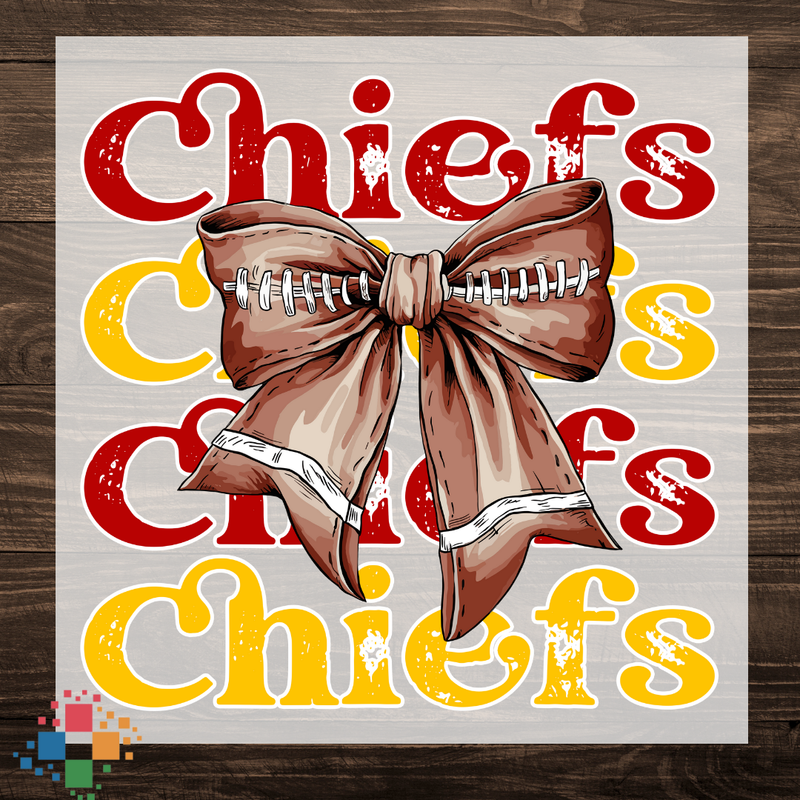 Stacked Chiefs with Bow