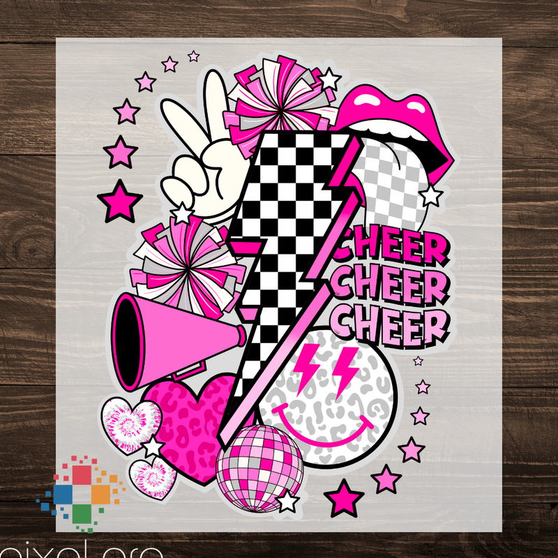 Pink Retro Cheer