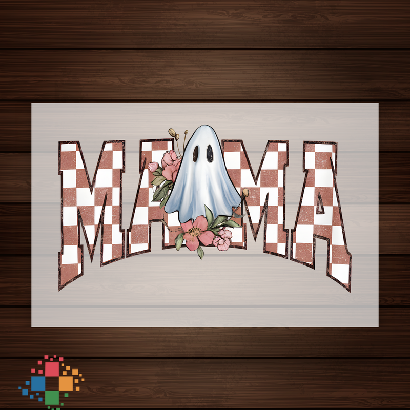 Ghost on Brown Checkered Mama