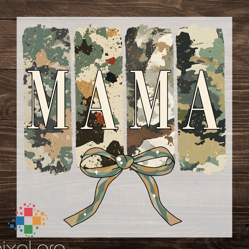 Camo Mama with Bow