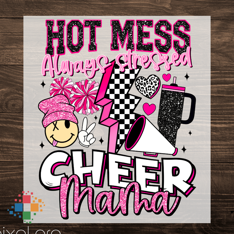 Hot Mess Cheer Mama