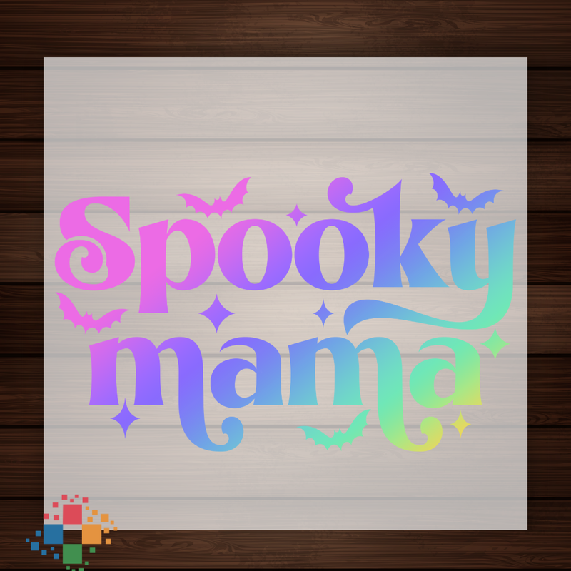 Colorful Spooky Mama