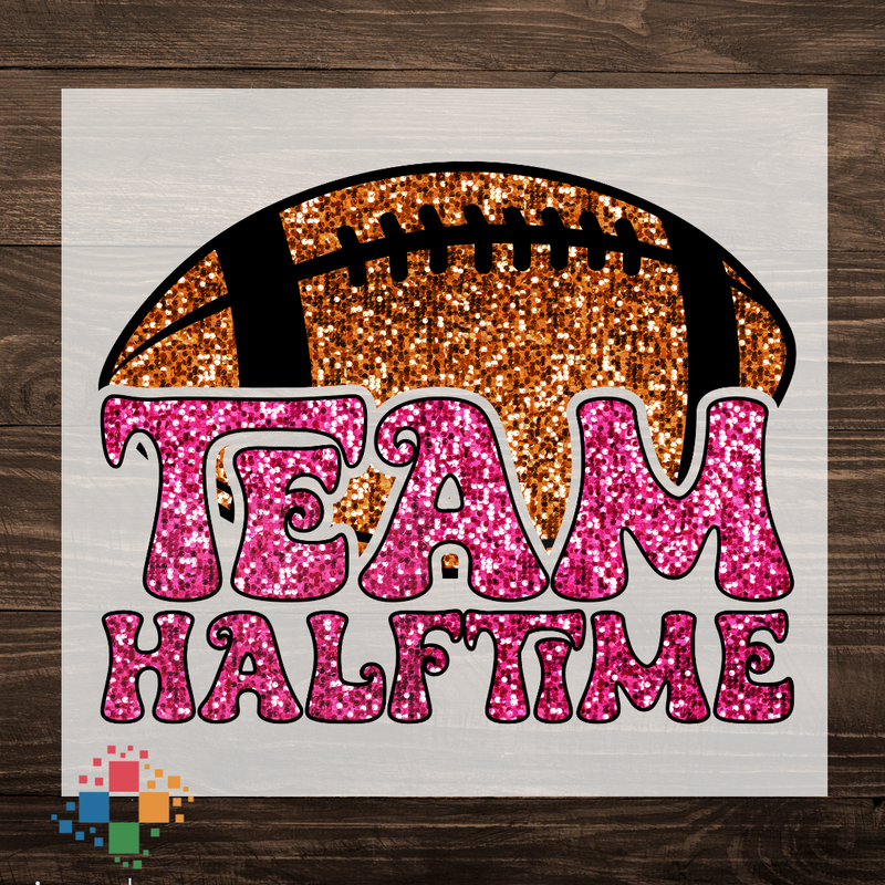 Sparkle Pink Team Half Time with Football