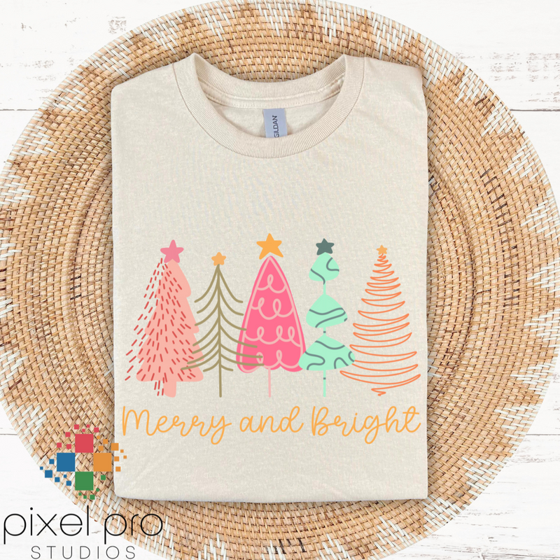 Merry and Bright with Trees