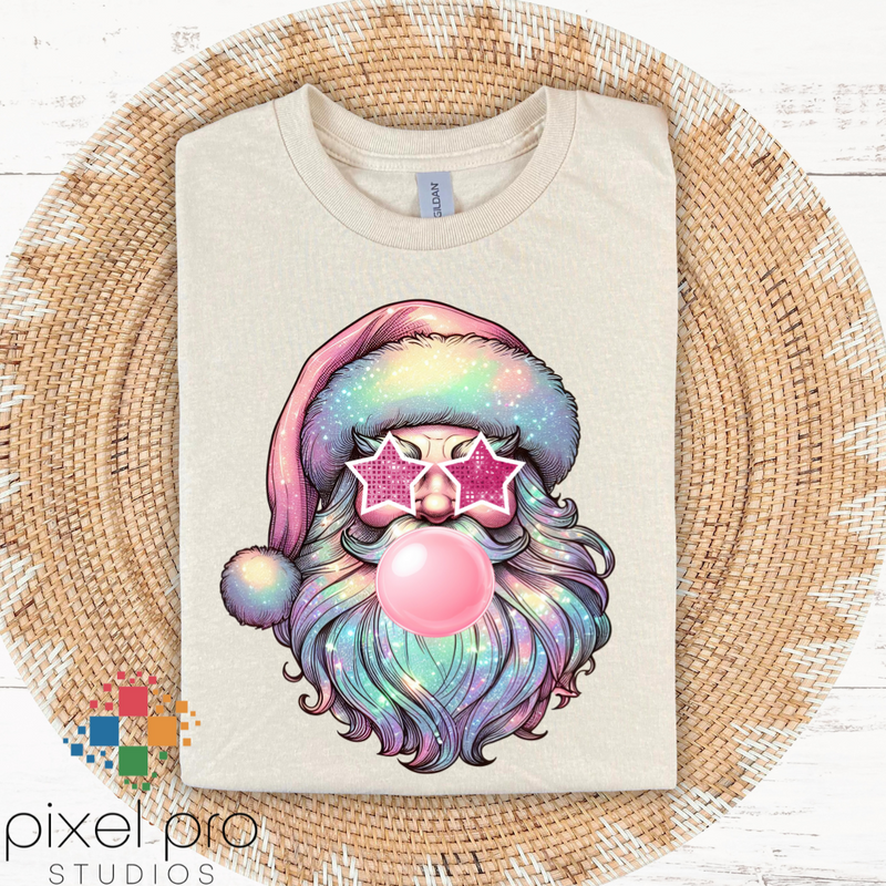 Pastel Santa