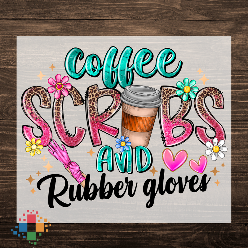 Coffee Scrubs and Rubber Gloves