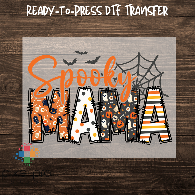 Orange Spooky Mama