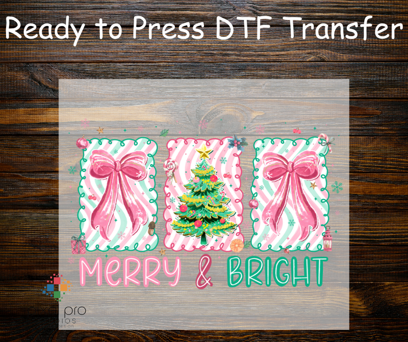 Pink Preppy Merry and Bright