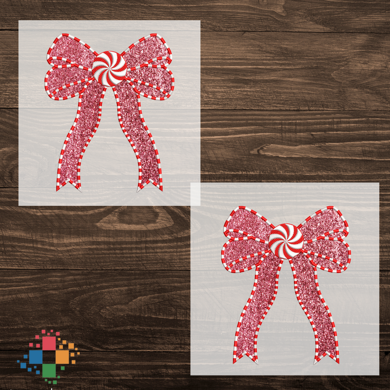 Peppermint SIde Bows (set of 2)