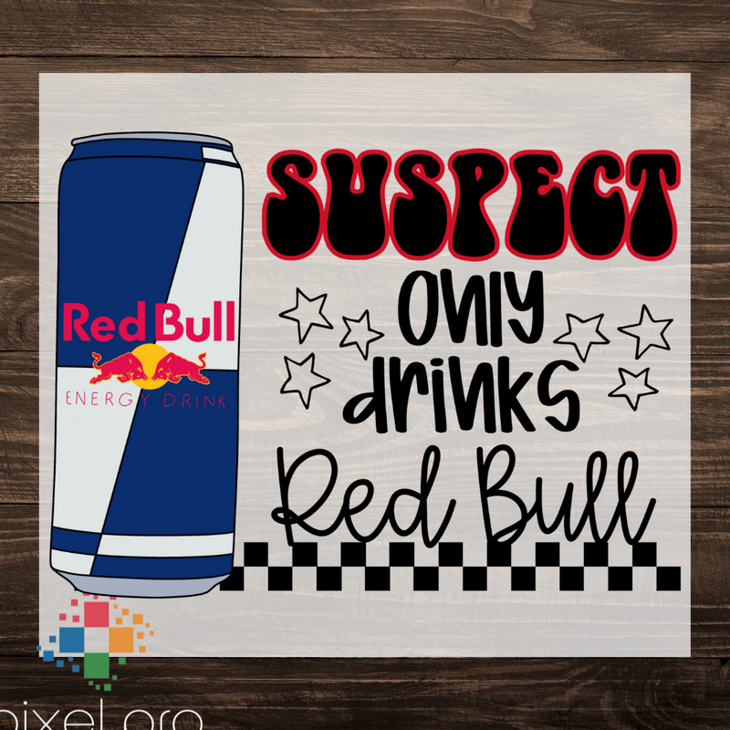 Suspect Only Drinks Red Bull