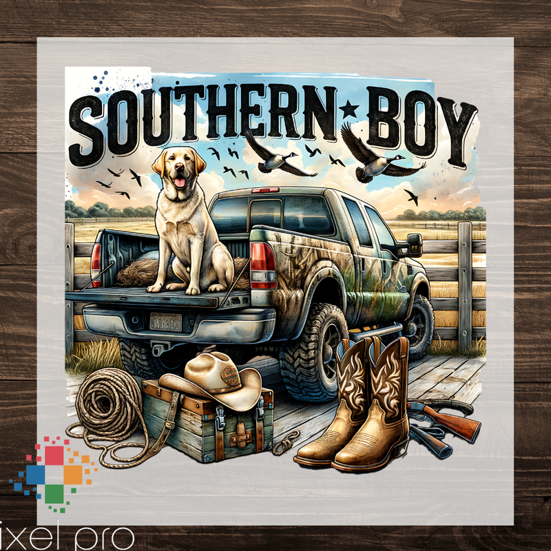 Southern Boy - Camo Truck