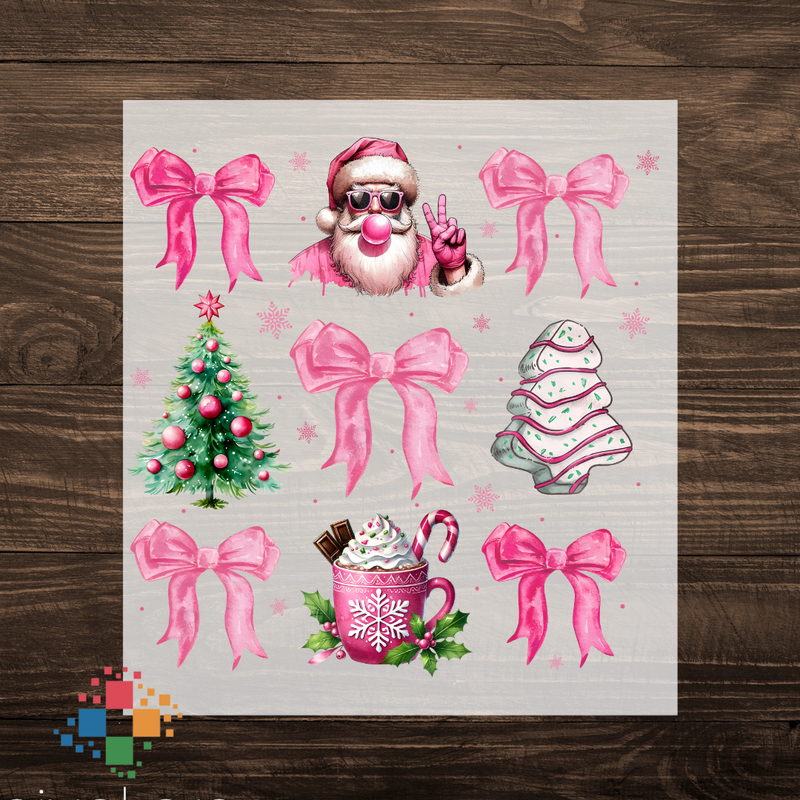 Pink Christmas Things with Bows