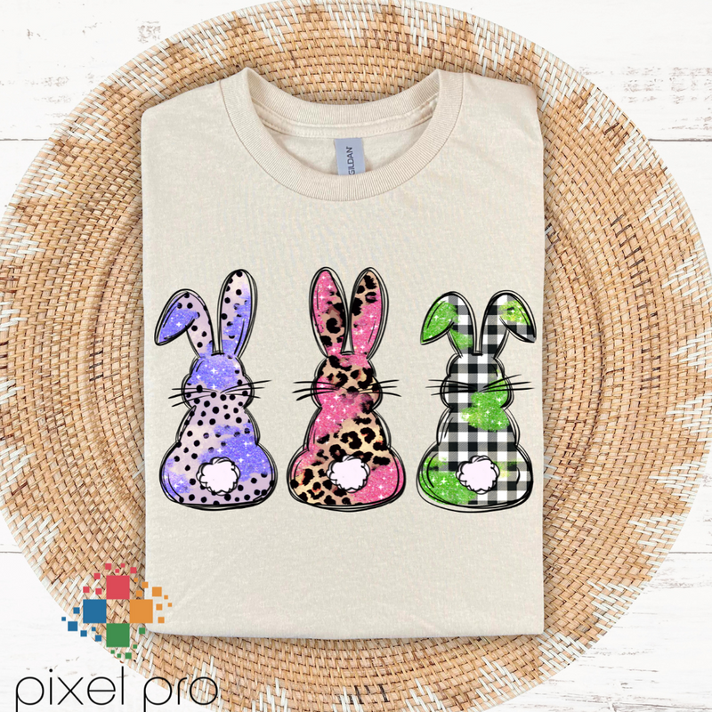 3 Pattern Bunnies