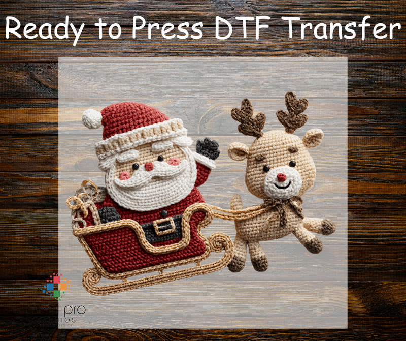 Yarn- Santa and Sleigh