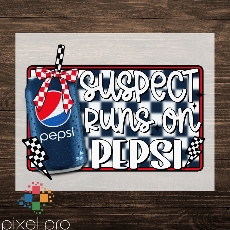 Suspect Only Drinks Pepsi