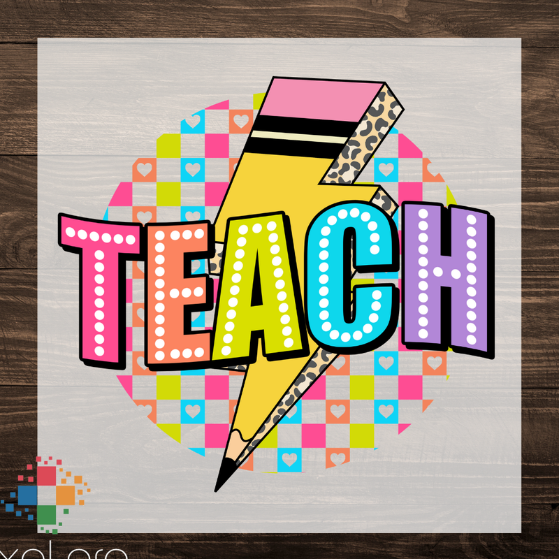 Teacher with Pencil Bolt