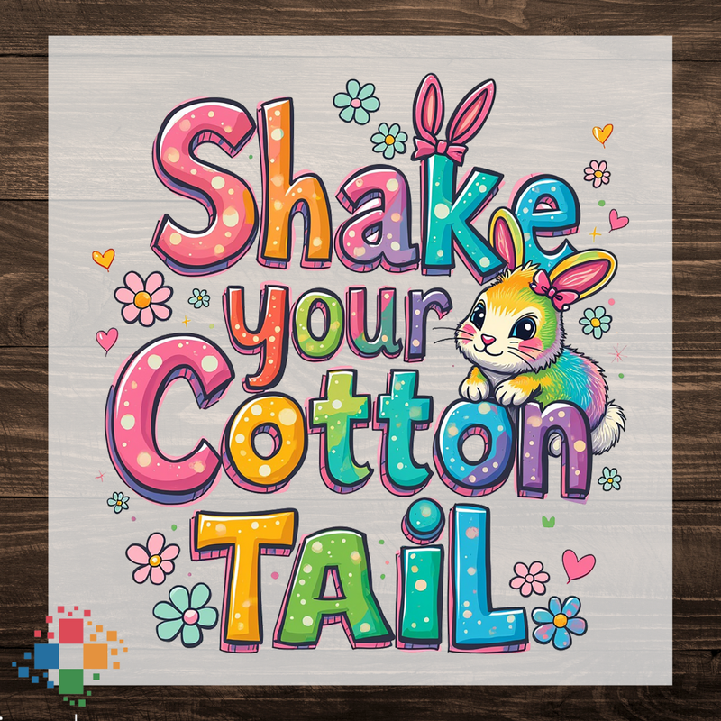 Colorful Shake Your Cottontail