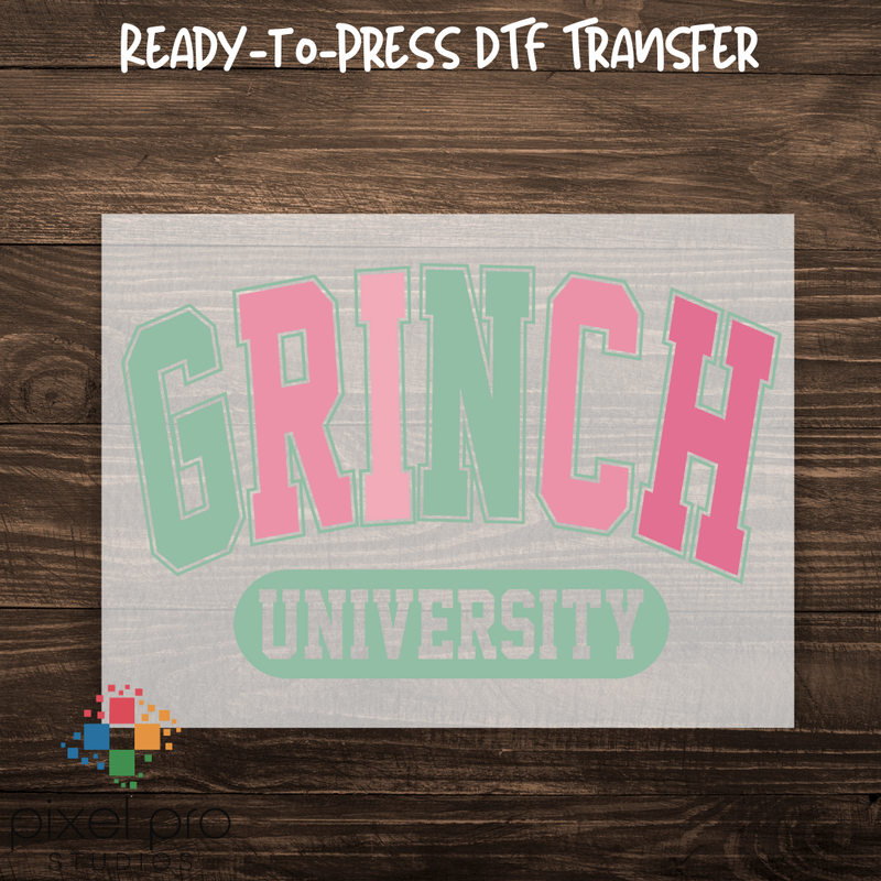 Pink and Green Grinc University
