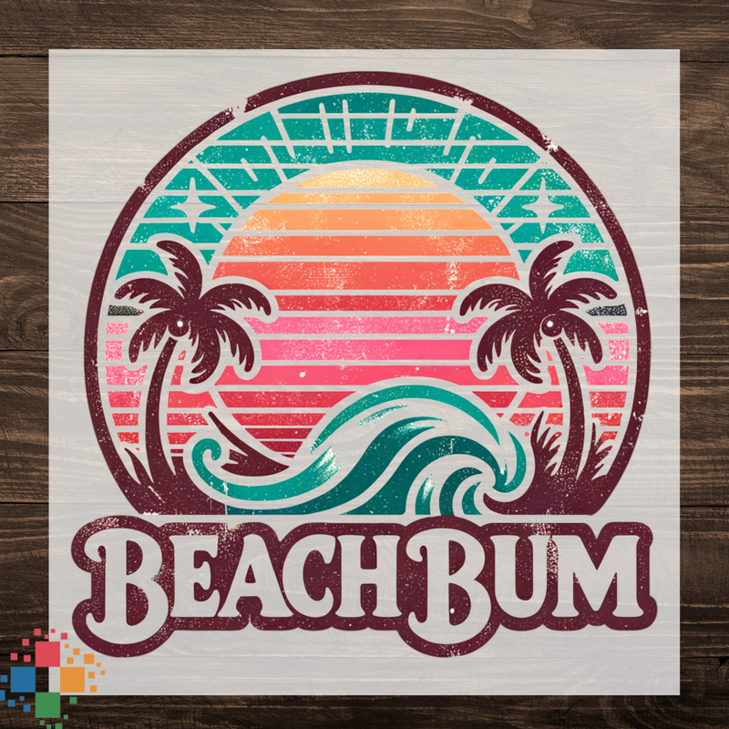 Beach Bum with Wave