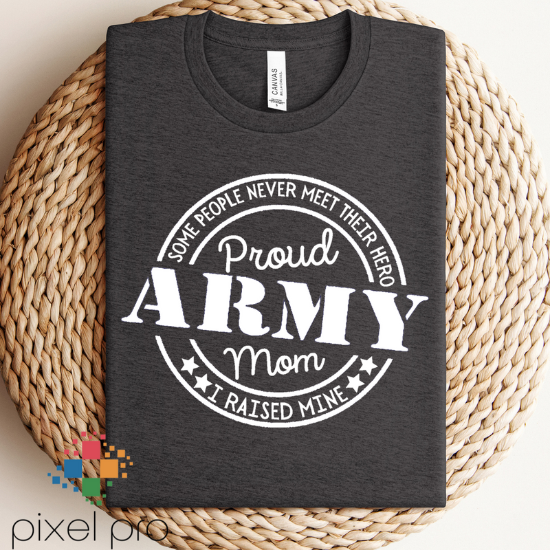 Proud Army Mom - White