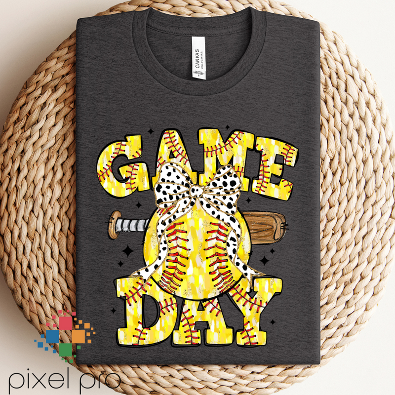 Softball Print Game Day