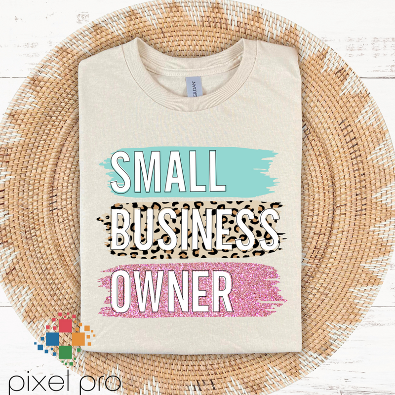 Small Business Owner with Leopard