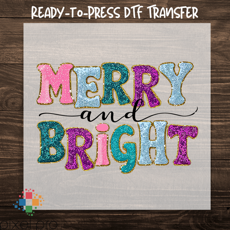 Glitter Merry and Bright