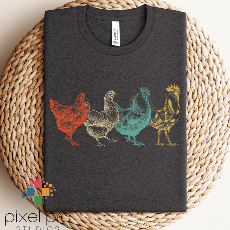 Colored Chickens