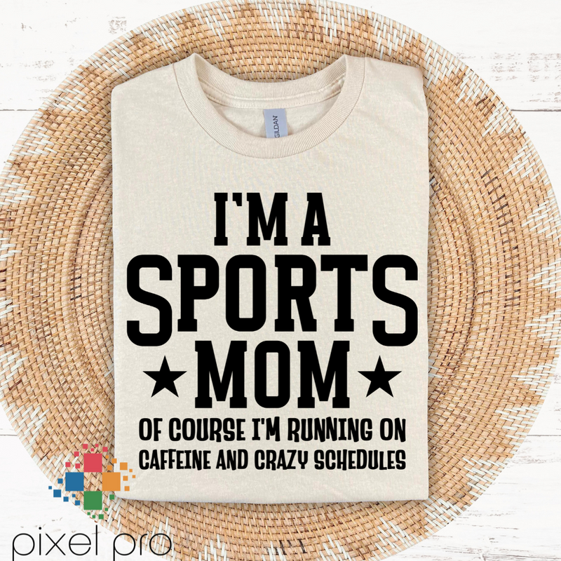 Sports Mom Running on Caffeine