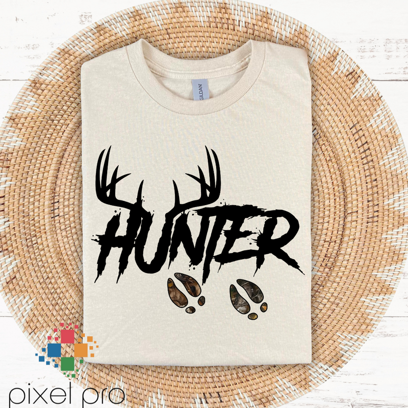 Hunter with Antlers