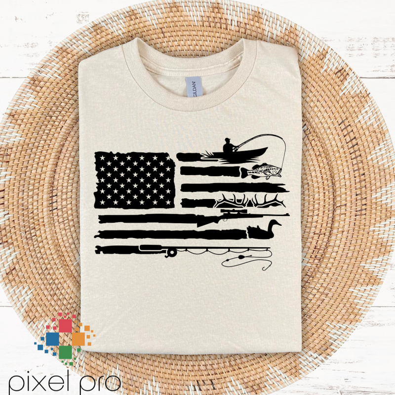 Fishing Flag - Black