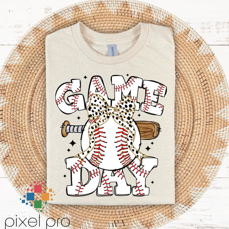 Baseball Print Game Day