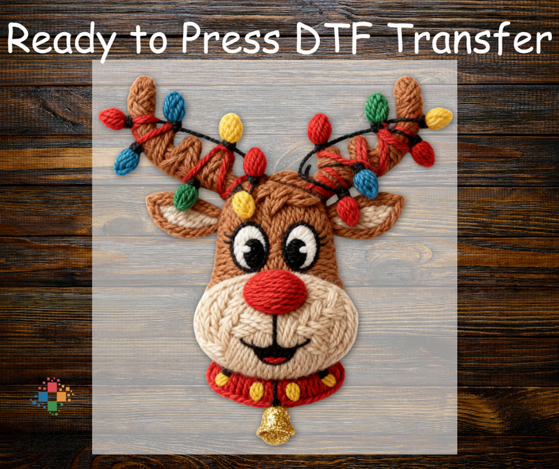 Yarn- Reindeer with Lights