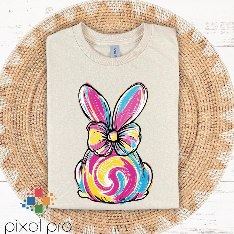 Colorful Brush Bunny