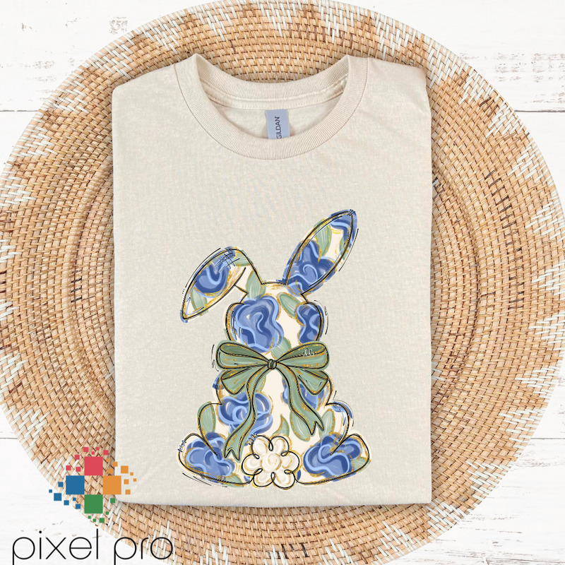 Bunny Blue Floral