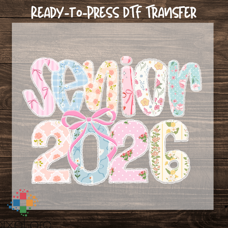 Floral Senior 2026 with Bow