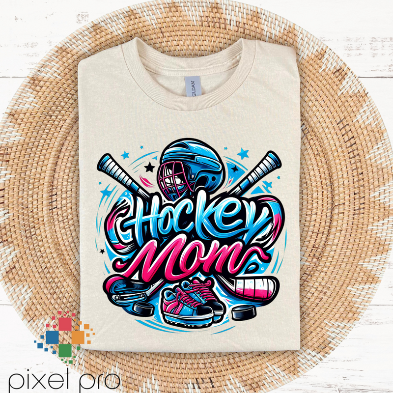 Hockey Mom with Sticks